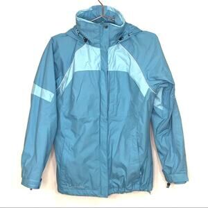 Columbia light blue interchange jacket size small